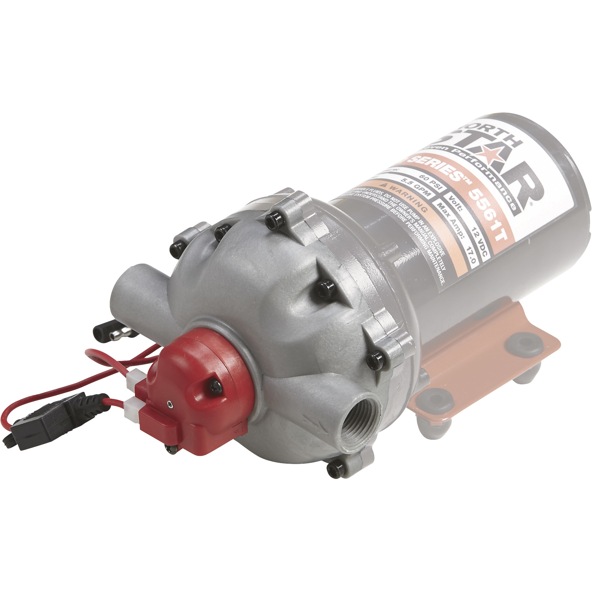 NorthStar Replacement Sprayer Pump Head, 1/2in. NPT Ports, 5.5 GPM, 60 PSI, Model# A2685561